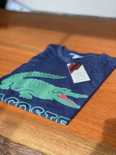 Camiseta Lacoste Lacoste (T-Shirt Básica) Azul