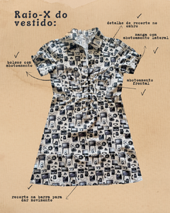 VESTIDO MARY SHELLEY VINTAGE 100% ALGODÃO - comprar online