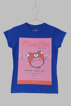 Camiseta t-shirt Music Fest Kawaii - loja online