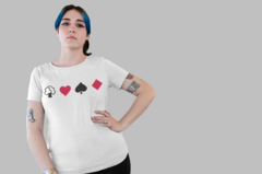 Camiseta T-shirt Naipes Cartas Baralho na internet