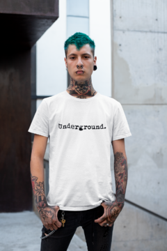 Imagem do Camiseta t-shirt branca unissex underground moda alternativa