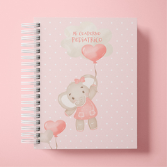 CUADERNO PEDIATRICO Elefantita Globos