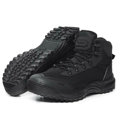 BOTA MILITAR ACERO PUNTO 45 NEGRO