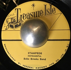 7'' John & Poupa With Baba Brooks Band – Jing Bang / Baba Brooks Band – Stampede (Treasure Isle) NM - comprar online