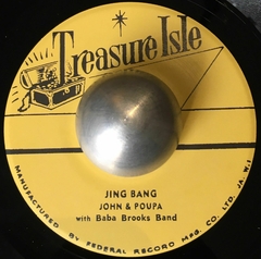 7'' John & Poupa With Baba Brooks Band – Jing Bang / Baba Brooks Band – Stampede (Treasure Isle) NM