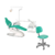 Cadeira Odontológica Completa S300 H + Refletor Persus LED + Mocho Comfort Slim - Saevo