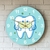 Relógio de parede tipo modelo dente usando (máscara cirúrgica)- PRODUTO IMPORTADO na internet
