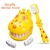 Pincel de dentes com girafa, modelo de ensino, modelo dentário, para crianças