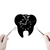 Mirror Effect Tooth Dentistry Wall Clock Laser Cut Decorative Dental Clinic Office Decoration Teeth Care Dental Surgeon Gift na internet