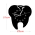 Mirror Effect Tooth Dentistry Wall Clock Laser Cut Decorative Dental Clinic Office Decoration Teeth Care Dental Surgeon Gift