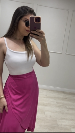 Saia transpassada Pink - Melo Boutique