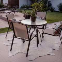 Tapete de couro Prime Devorê Silver 2,55m x 2,17m - comprar online