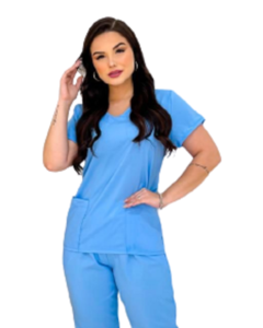 Pijama Cirurgico Oxfordine Feminino - comprar online