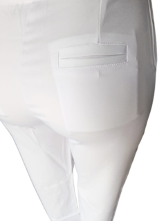 Calça Branca Social Feminina Alfaiataria - Jalecos-Bordados-Dolmãs-Uniformes- Rafaella Uniformes e Bordados