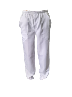 Calça Masculina Uniforme com Elástico Branca