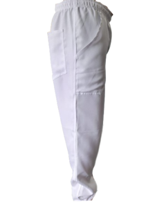 Calça Masculina Uniforme com Elástico Branca na internet