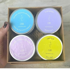 Kit Velas Perfumadas na Latinha