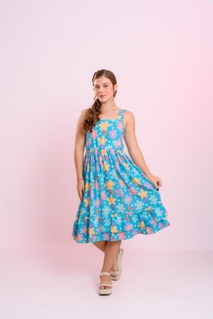 Vestido Lili azul - comprar online