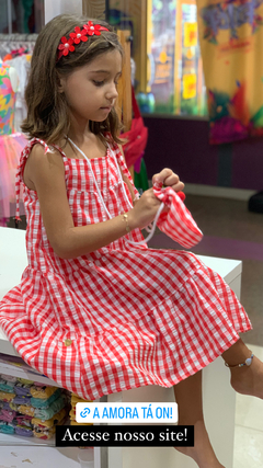 Vestido Cerejinha Vermelho - comprar online