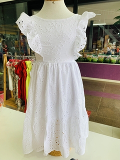 Vestido Laise Branco na internet