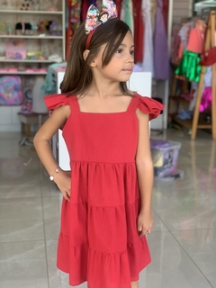 Vestido Maytê Vermelho na internet