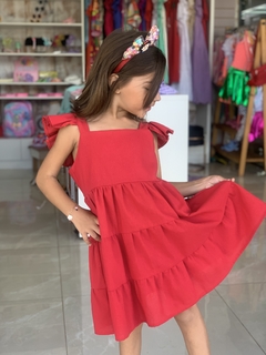 Vestido Maytê Vermelho - comprar online