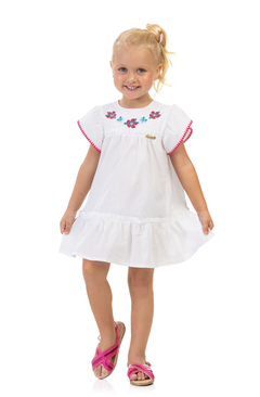 Vestido Branco bordado - comprar online