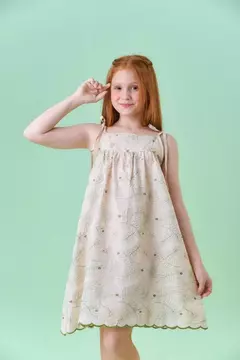 Vestido Laise Floral verde