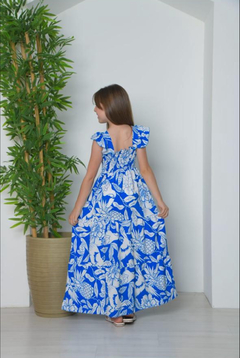 Vestido Longo Azul - comprar online