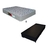 CONJUNTO SOLTEIRO SLEEP MAX CASTOR D33 88X188X25 (BOX CORINO PRETO)