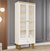 CRISTALEIRA LIVIA 02 PORTAS HENN OFF WHITE / NATURE