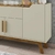 APARADOR BUFFET FUTURE BECHARA OFF WHITE / CINAMOMO - Vitoria Moveis e Colchoes