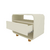 MESA DE CABECEIRA CRIADO INNOVA GELIUS 1 GAVETA OFF WHITE - Vitoria Moveis e Colchoes