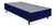 BASE BOX UNIVERSAL SOLTEIRO SUEDE AZUL 88X188