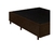 BASE BOX UNIVERSAL CASAL SUEDE MARROM 138X188 - loja online