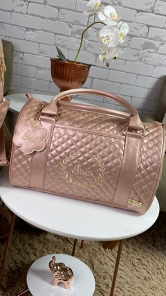 Bolsa Baú M Luxo - Bolsas Maternidade Personalizadas Chita de Luxo