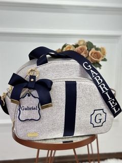 Bolsa Passeio G - Bolsas Maternidade Personalizadas Chita de Luxo