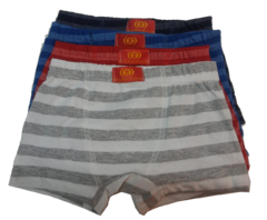 Boxer Iman Underwear Niño rayado cintura embutida Art 203 x 12 unidades