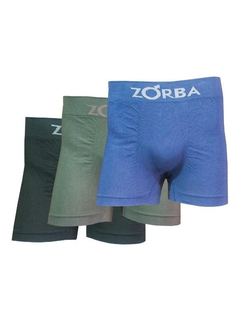 Boxer Zorba liso sin costura x 12 unidades