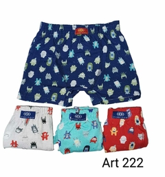 Boxer Iman Underwear Niño Fantasma cintura embutida Art 222 x 12 unidades