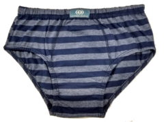 Slip Iman Underwear Bebe rayado Art 400 x 12 unidades