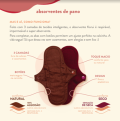 Imagem do Absorvente de pano Korui - Tamanho Mini