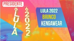 Brincos Lula 2022 em Acrílico Dourado na internet