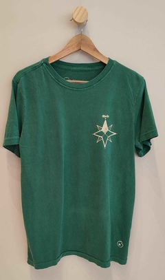 Camiseta unissex "Litoral Paraense" verde musgo com gelo