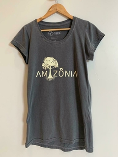 Vestido "Amazônia" cinza com gelo