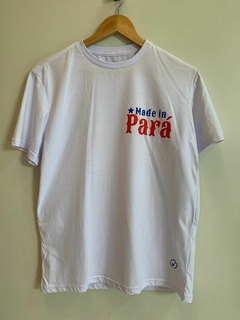 Camiseta unissex "Made in Pará" branca