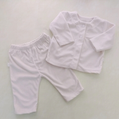 Conjunto PLUSH 2 piezas: Saquito + Pantalón NATURAL