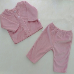 Conjunto PLUSH 2 piezas: Saquito + Pantalón ROSA VIEJO - comprar online
