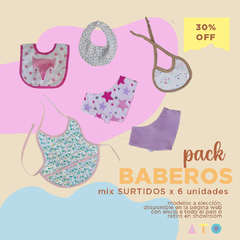 Pack x 6 BABEROS Surtidos en internet