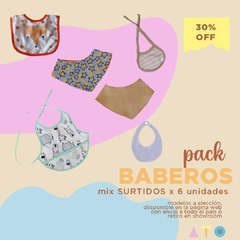 Pack x 6 BABEROS Surtidos - comprar online